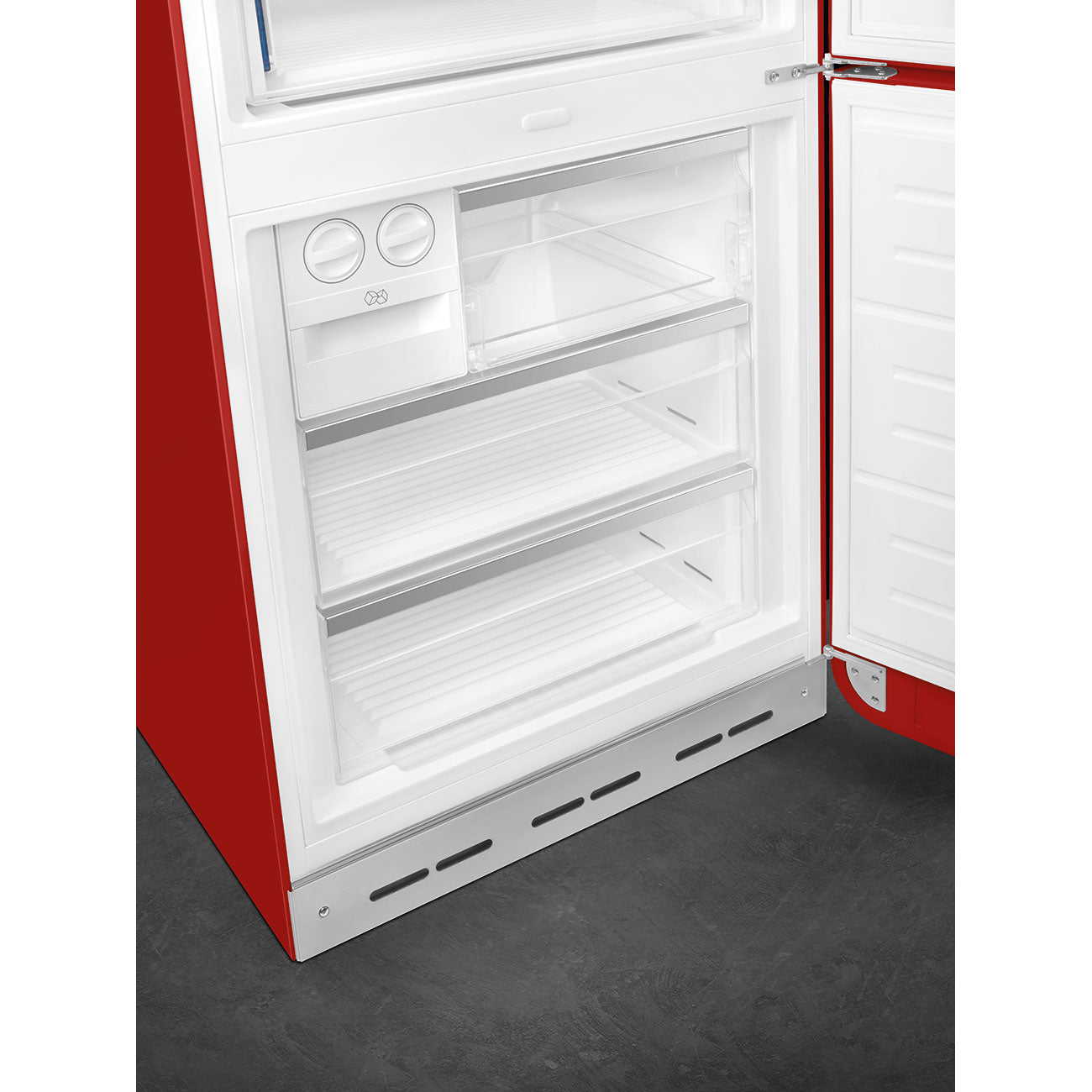 Refrigerator Retro-style Red Glossy