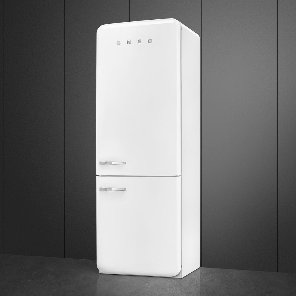 Refrigerator Retro-style White Glossy