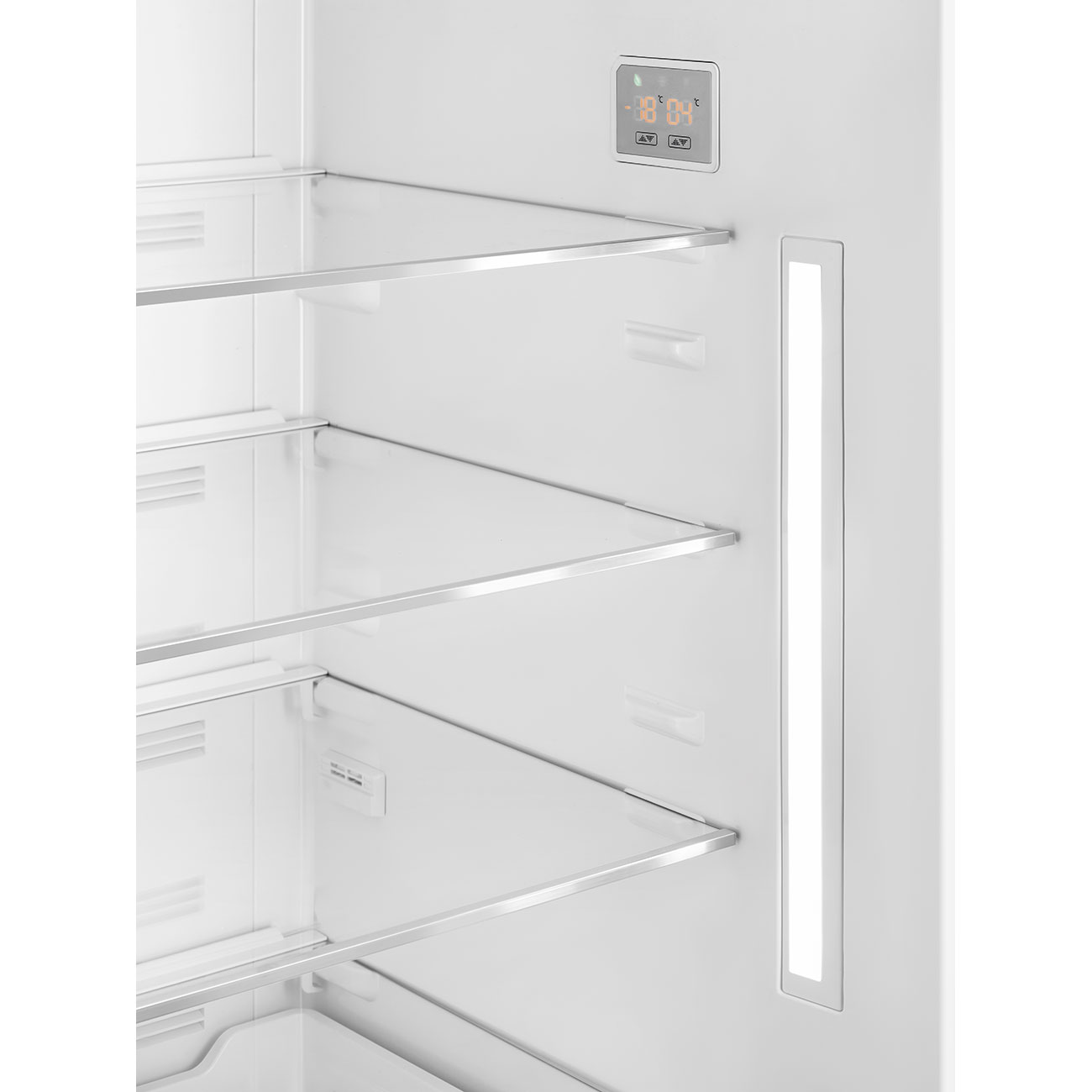 Refrigerator Retro-style White Glossy
