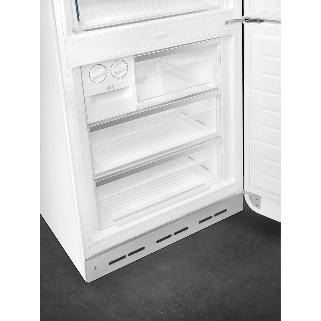 Refrigerator Retro-style White Glossy