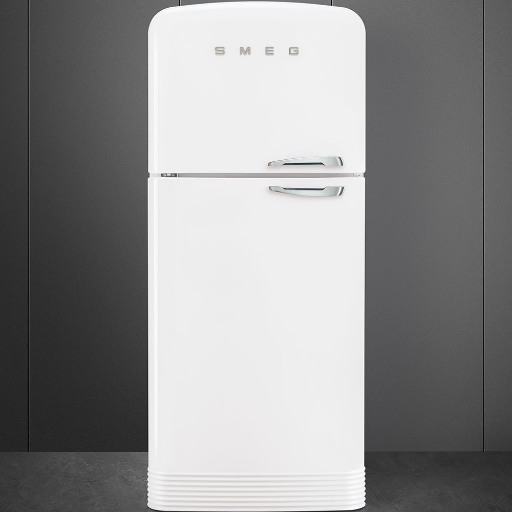 Refrigerator Retro-style White Glossy