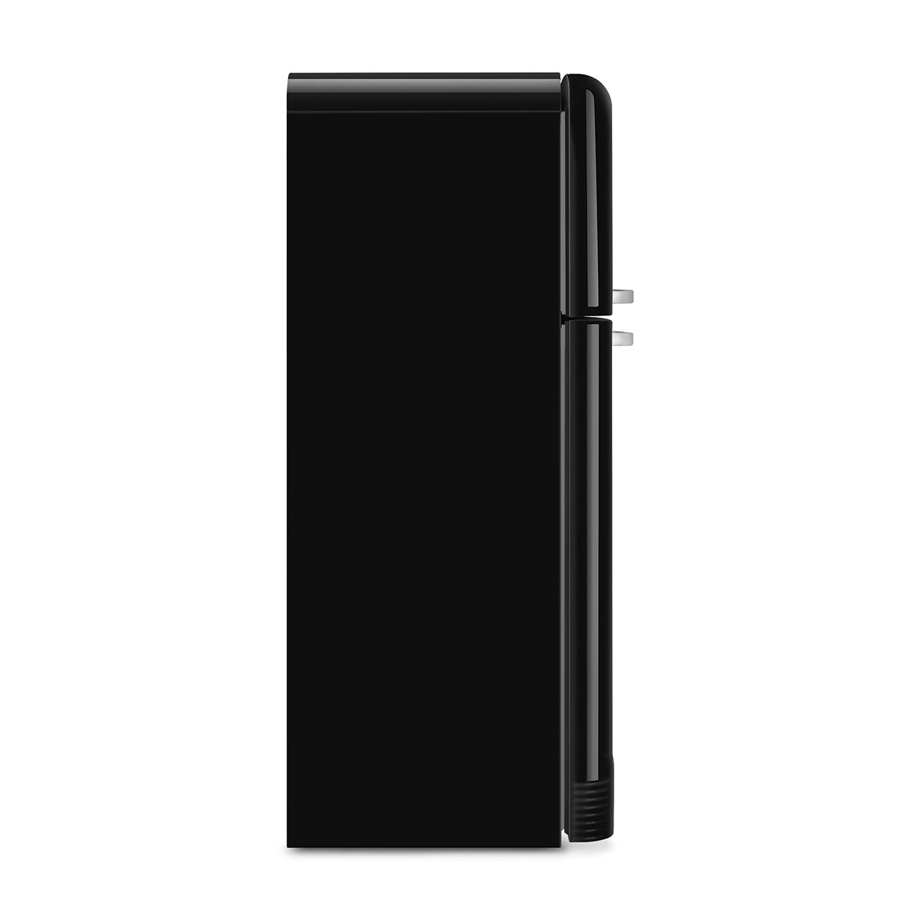 Refrigerator Retro-style Black Glossy