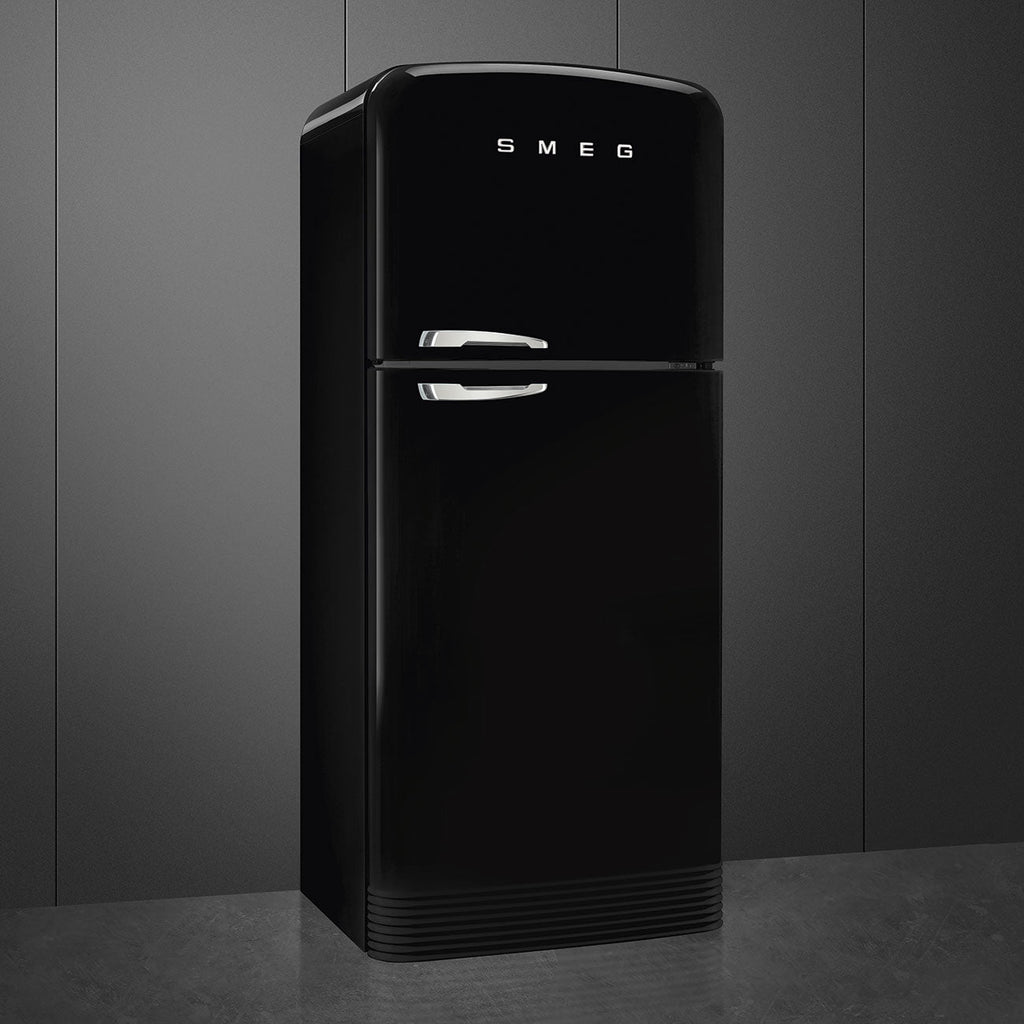 Refrigerator Retro-style Black Glossy