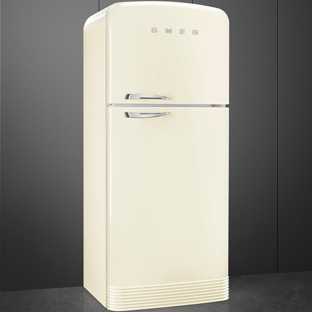 Refrigerator Retro-style Cream Glossy