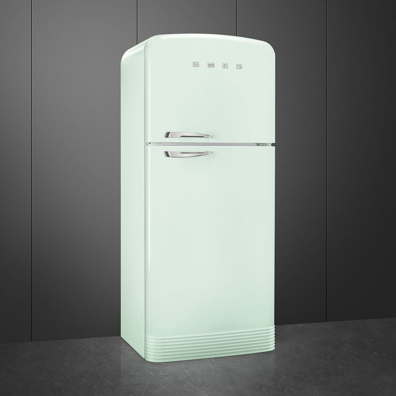 Refrigerator Retro-style Pastel green Glossy