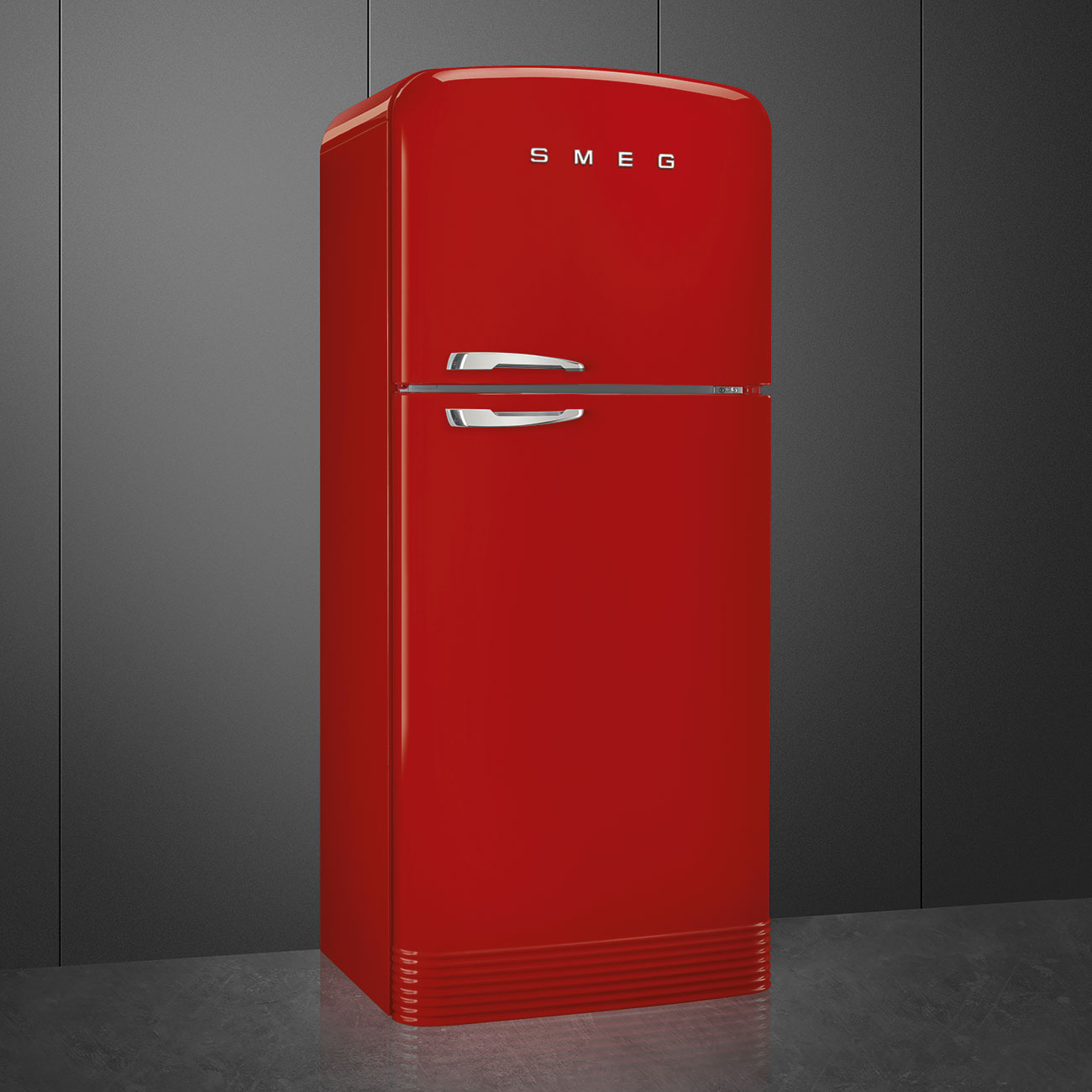 Refrigerator Retro-style Red Glossy