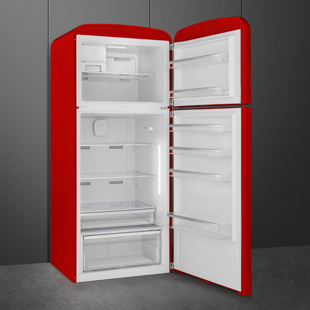 Refrigerator Retro-style Red Glossy