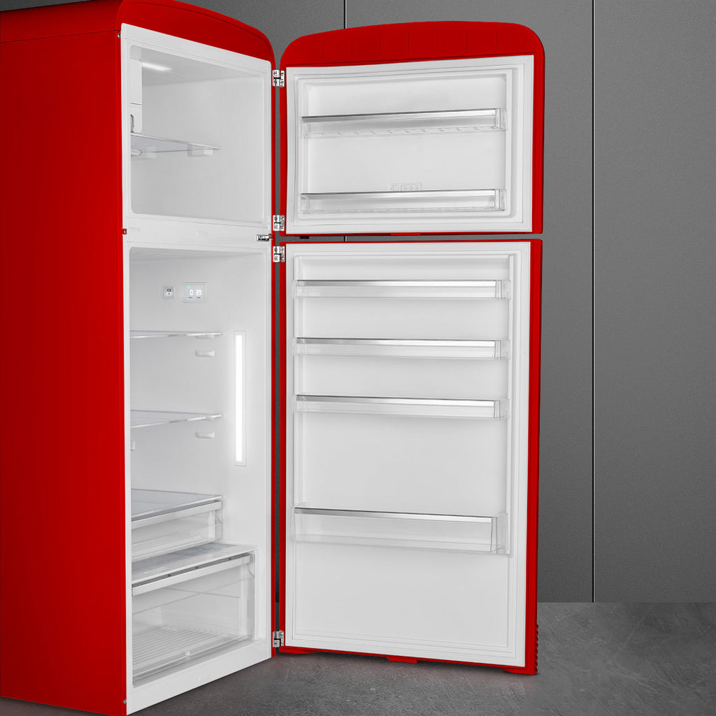 Refrigerator Retro-style Red Glossy