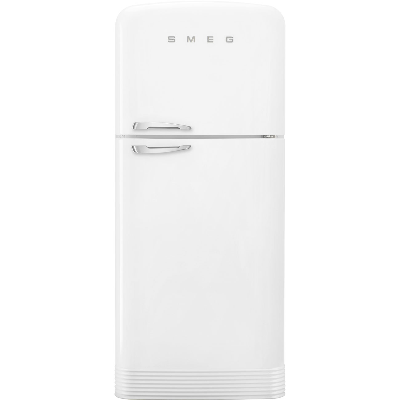 Refrigerator Retro-style White Glossy