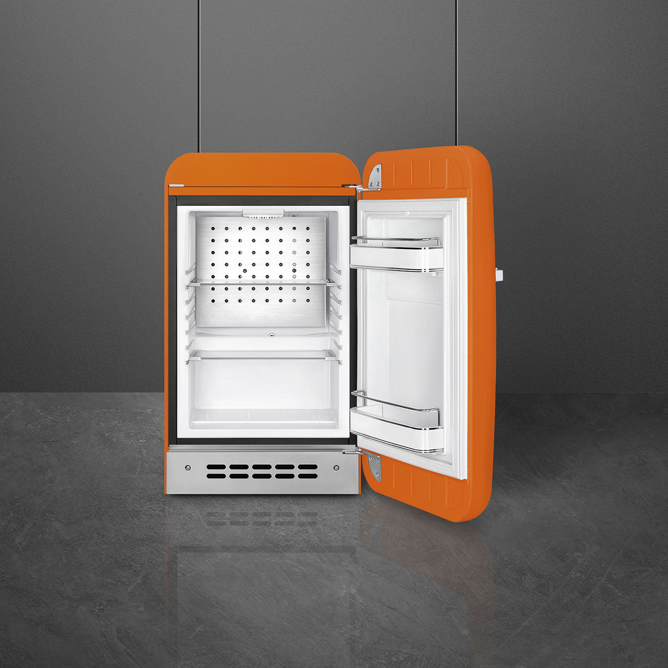 Refrigerator Retro-style Orange Glossy