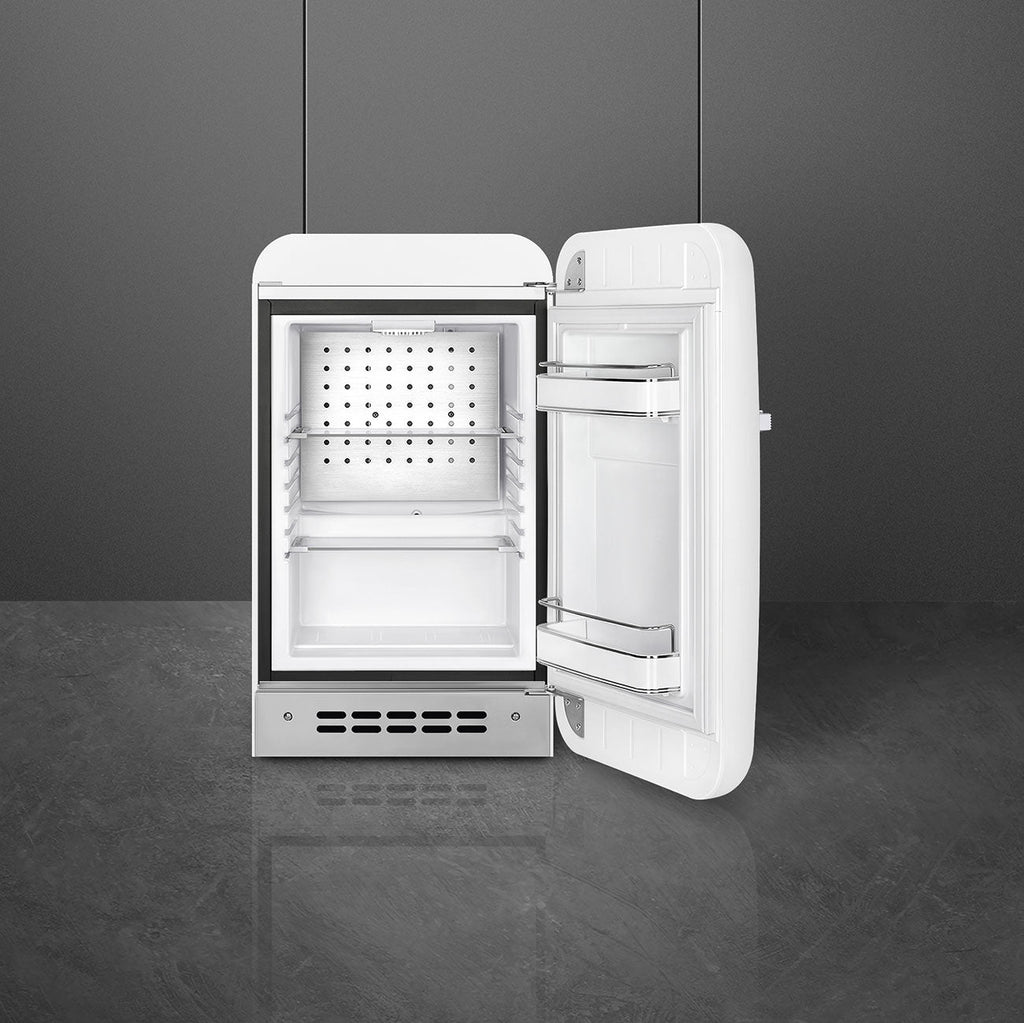 Refrigerator Retro-style White Glossy