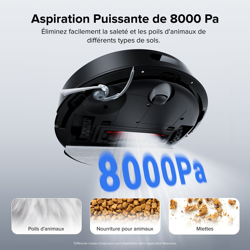 Roborock Q7 L5 robot aspirateur avec aspiration de 8 000 Pa