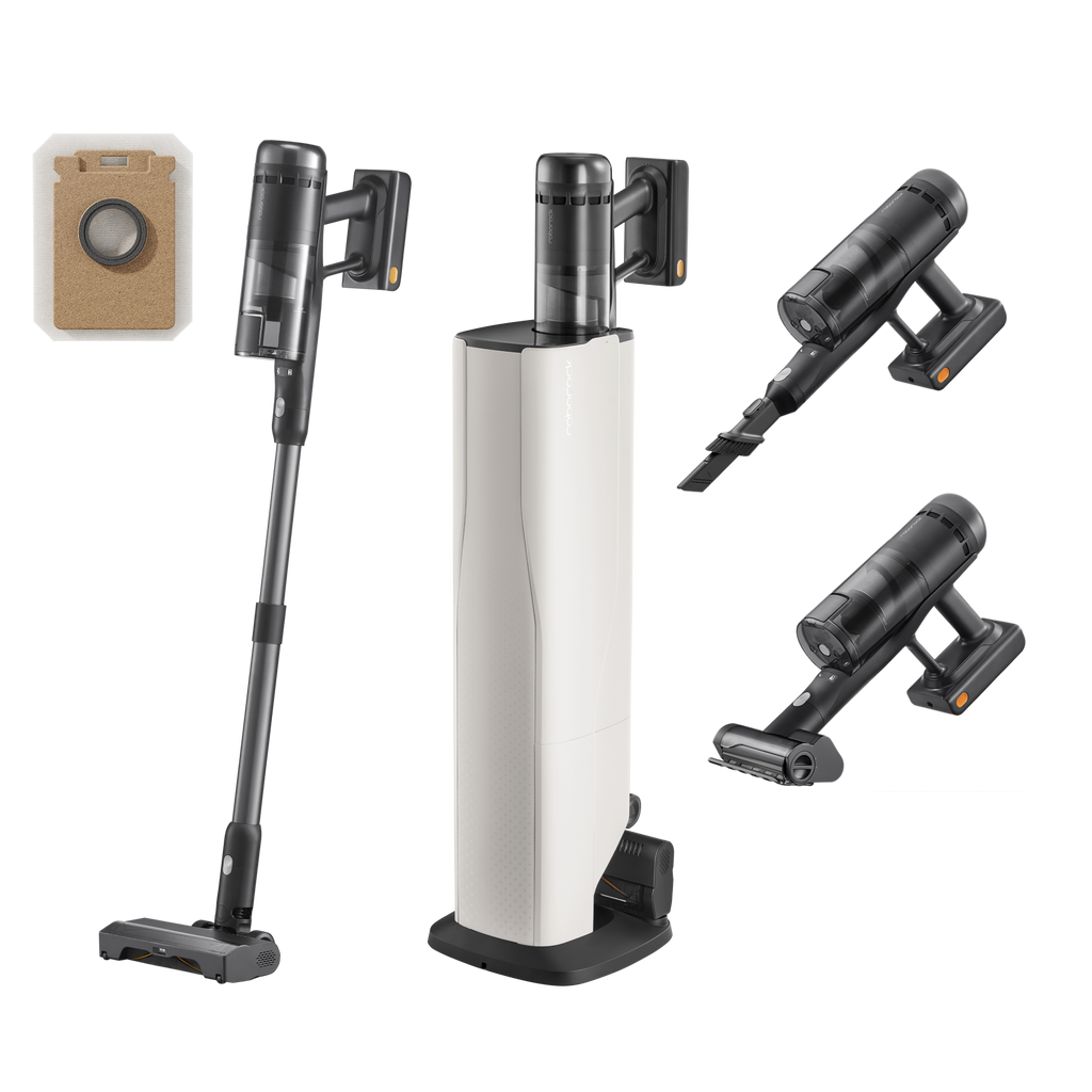 Roborock H60 Hub Ultra aspirateur balai sans fil avec station d'accueil à vidage automatique