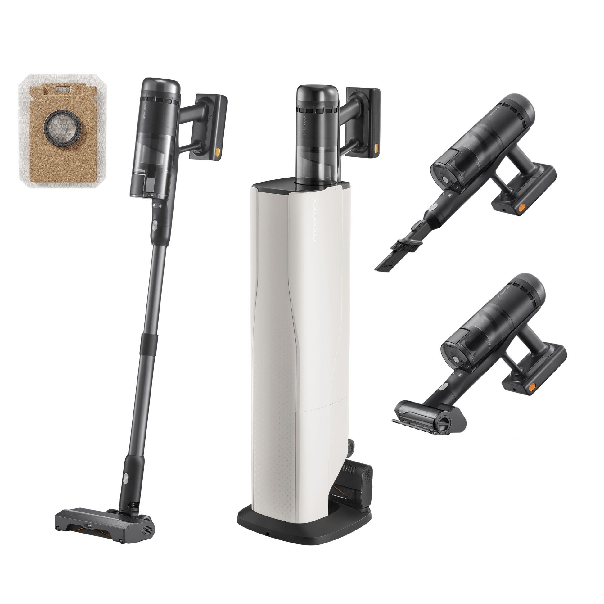 Roborock H60 Hub Ultra aspirateur balai sans fil avec station d'accueil à vidage automatique