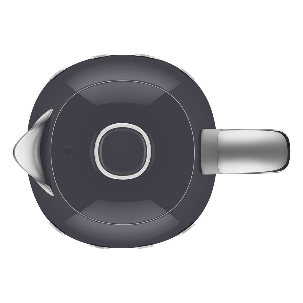 Electric Kettle Retro-style Slate gray Glossy