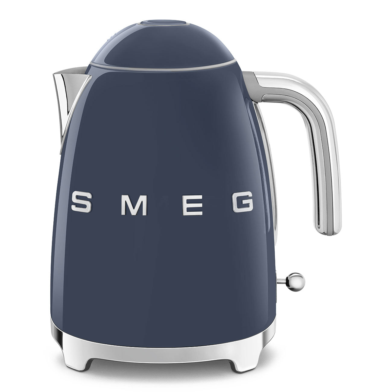 Electric Kettle Retro-style Navy Blue Glossy