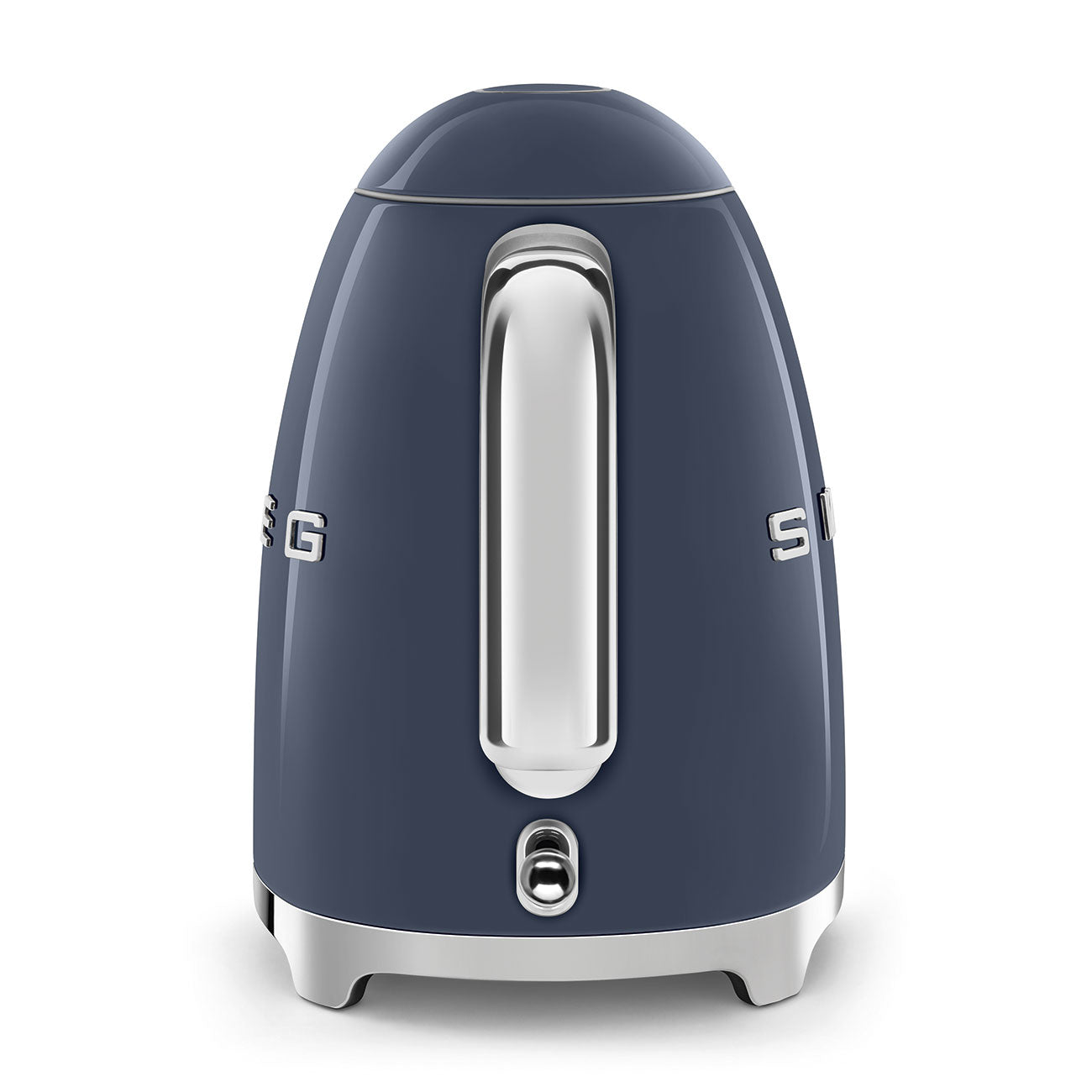 Electric Kettle Retro-style Navy Blue Glossy