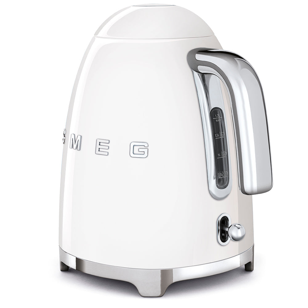 Electric Kettle Retro-style White Glossy