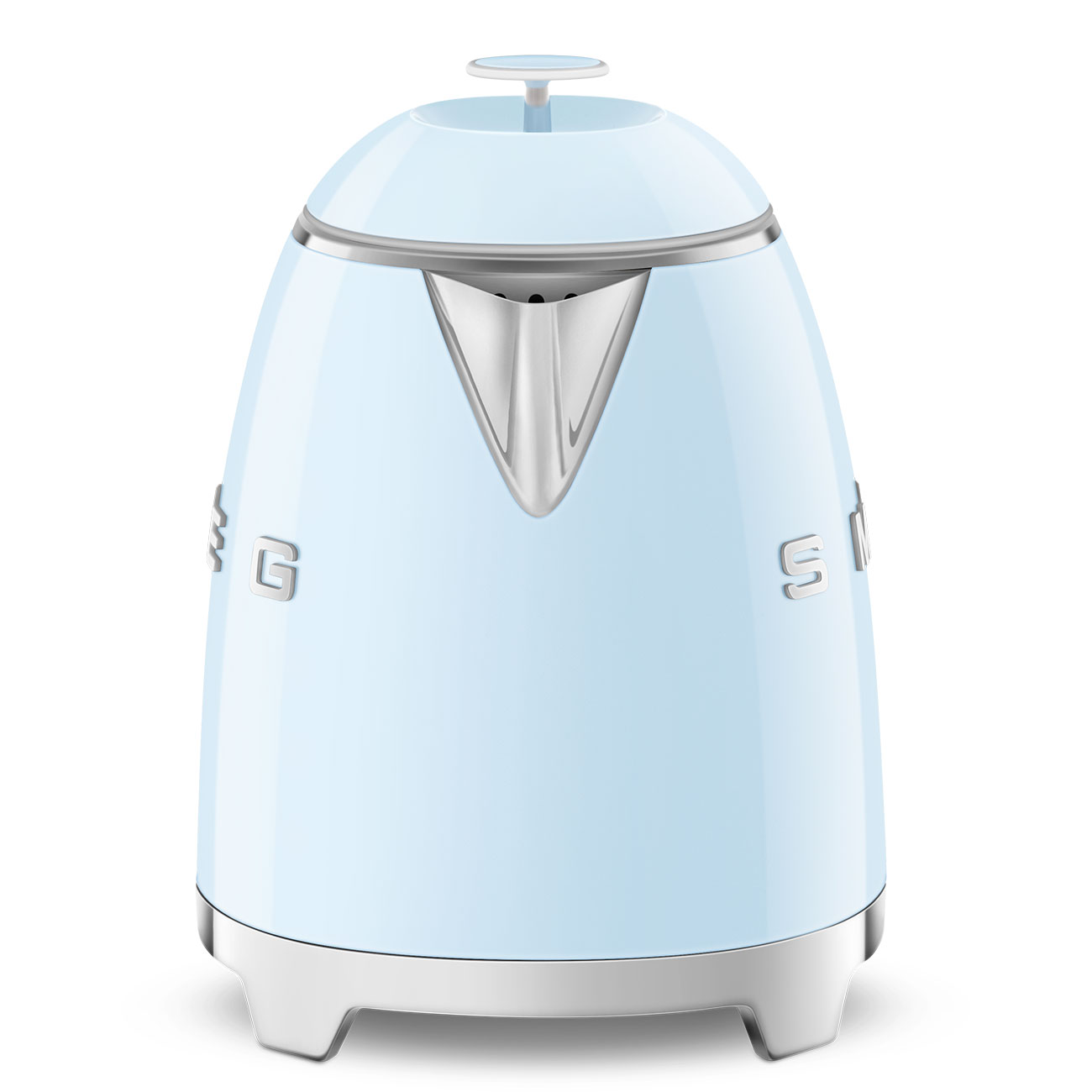 Electric Kettle Retro-style Pastel blue Glossy