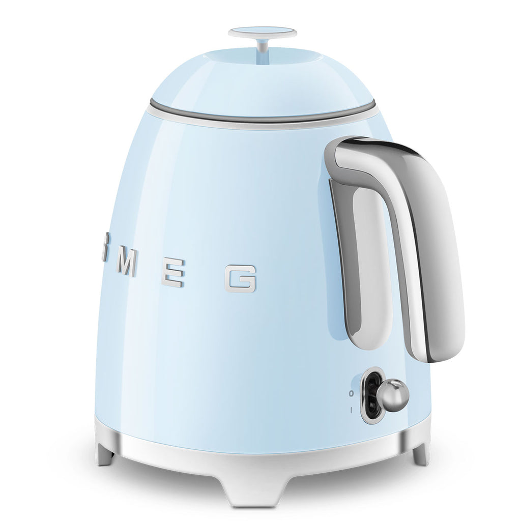 Electric Kettle Retro-style Pastel blue Glossy