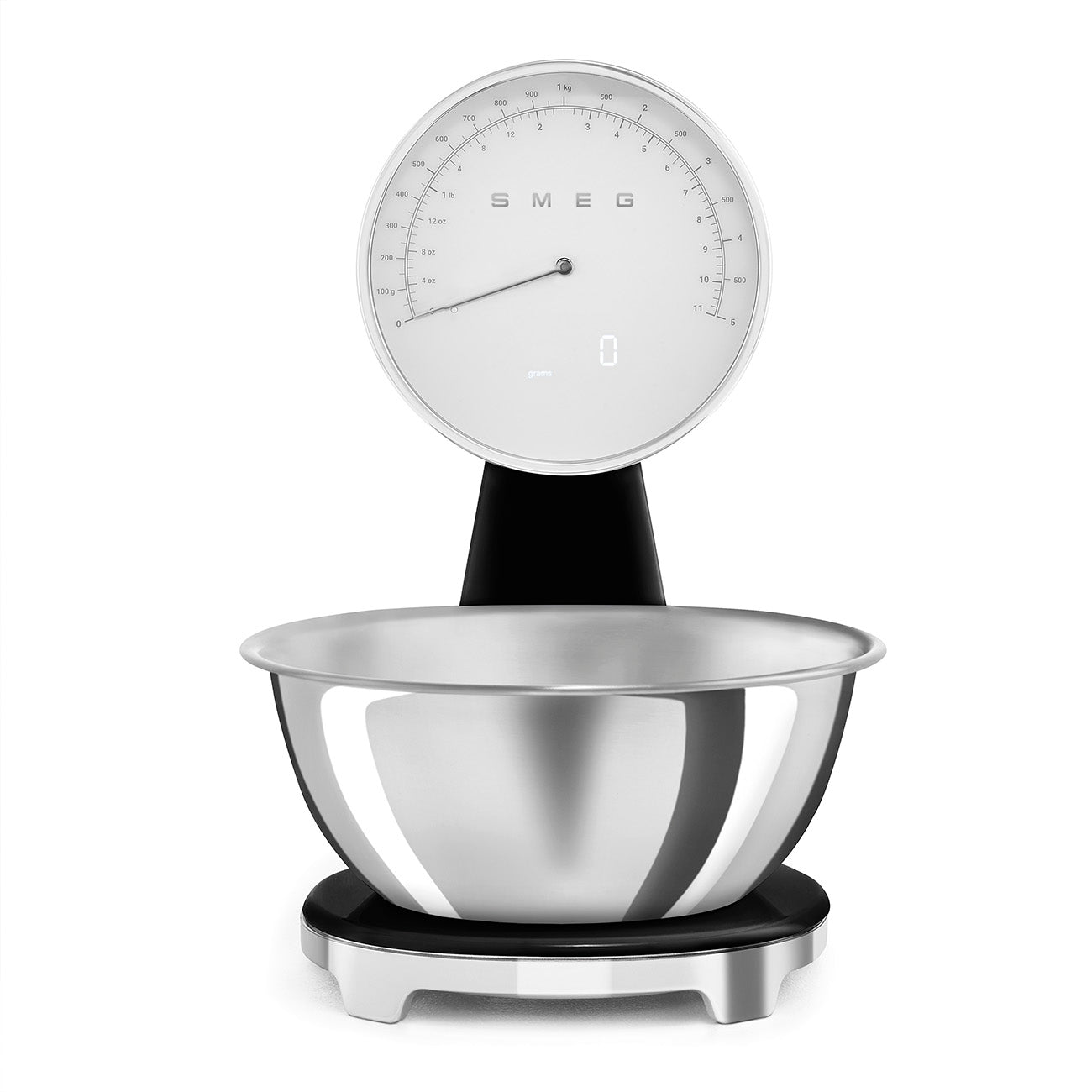 Kitchen Scales Retro-style Black Glossy