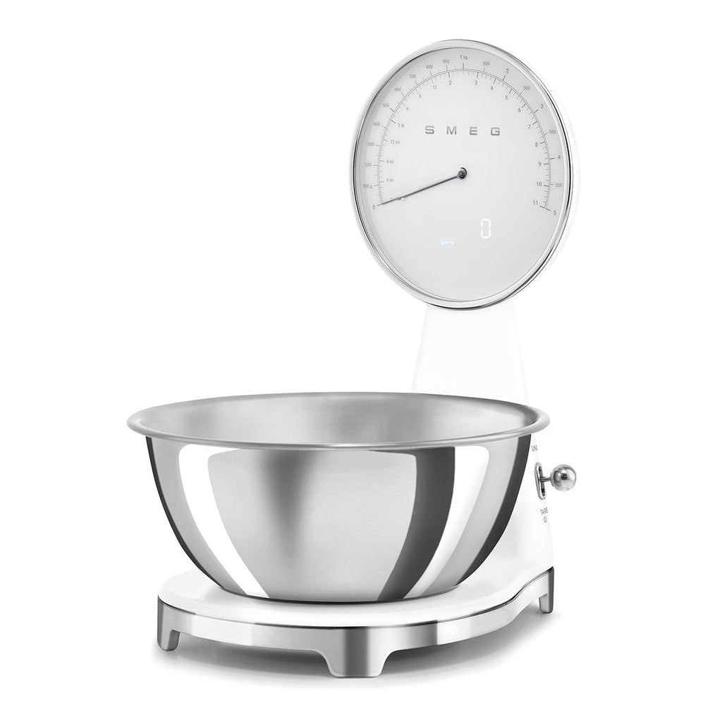 Kitchen Scales Retro-style White Glossy