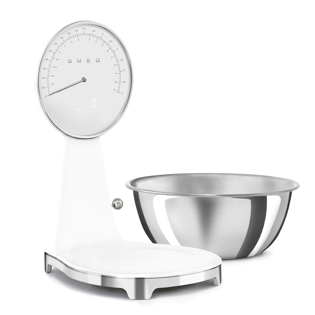 Kitchen Scales Retro-style White Glossy