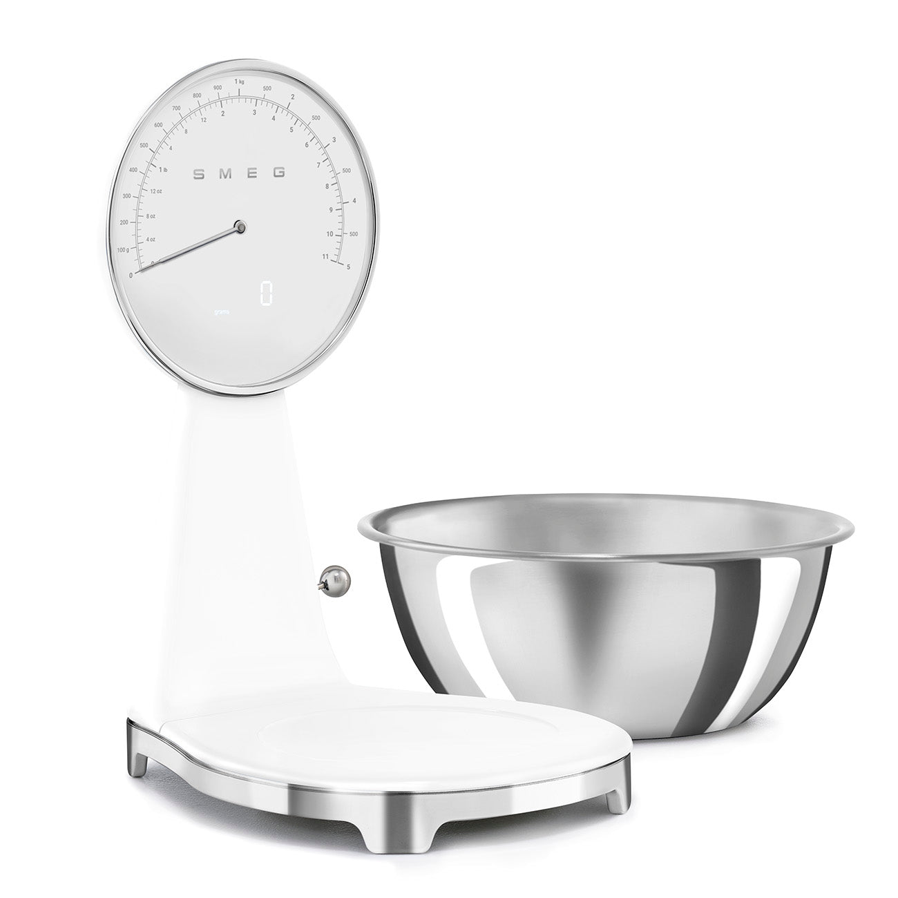 Kitchen Scales Retro-style White Glossy
