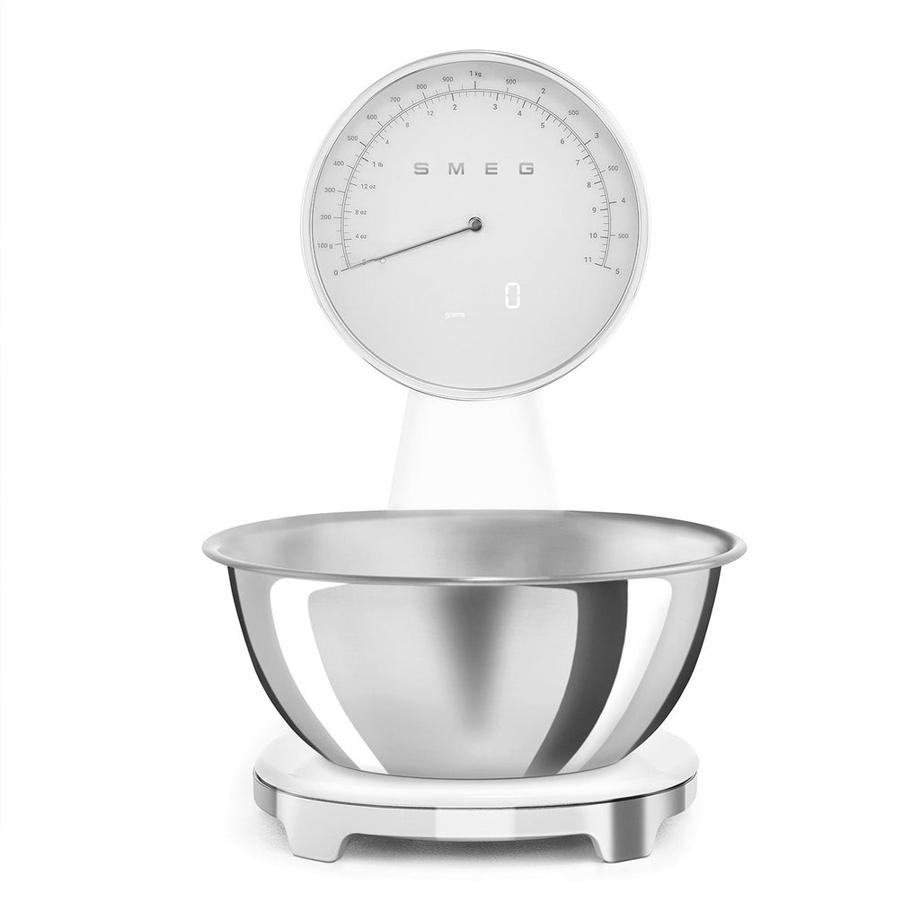 Kitchen Scales Retro-style White Glossy