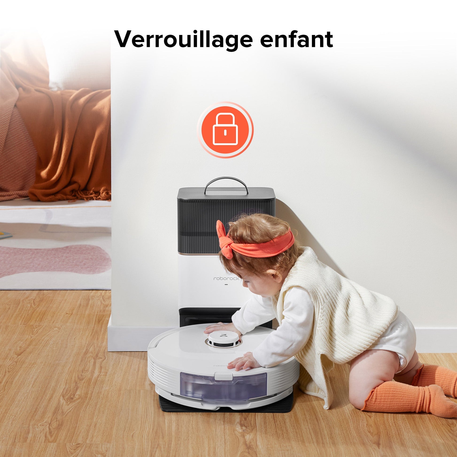 Roborock Q8 Max+ robot aspirateur avec station de vidage automatique