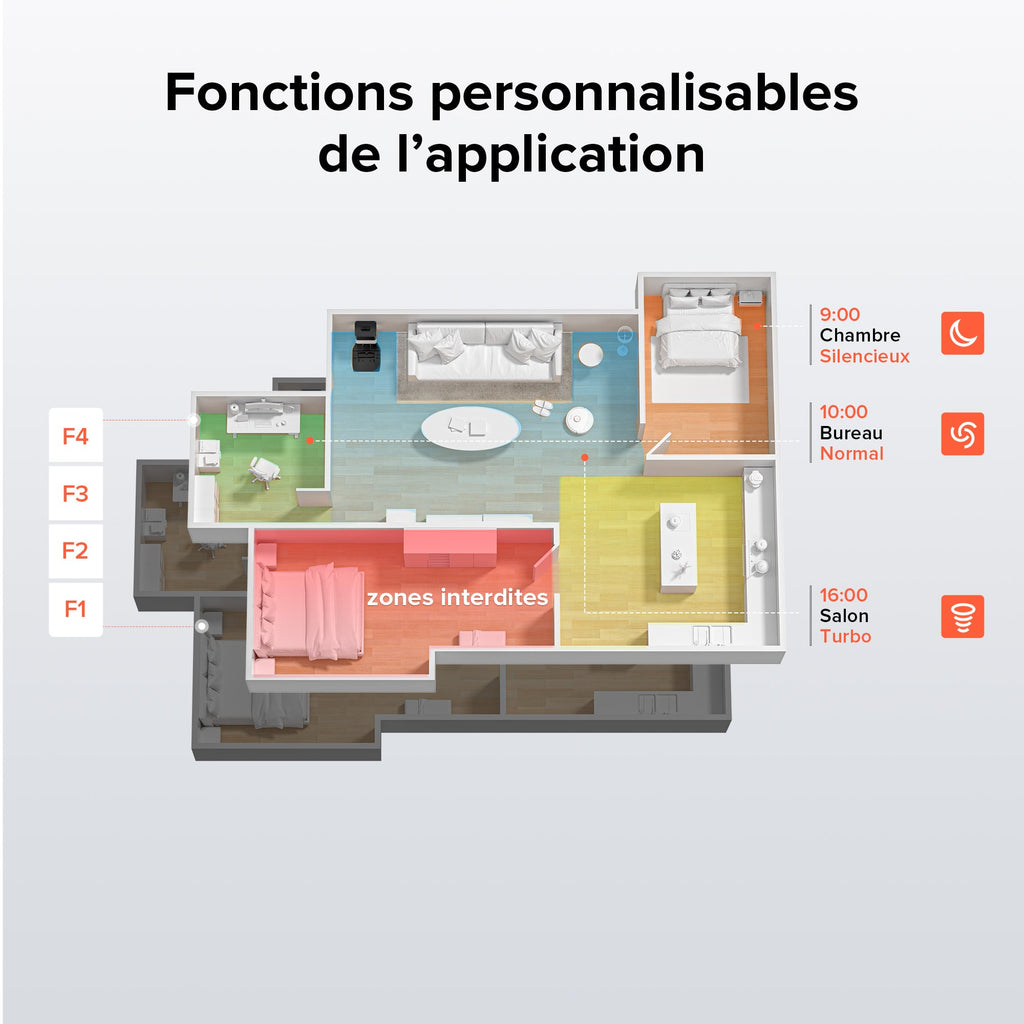 Roborock Q8 Max+ robot aspirateur avec station de vidage automatique