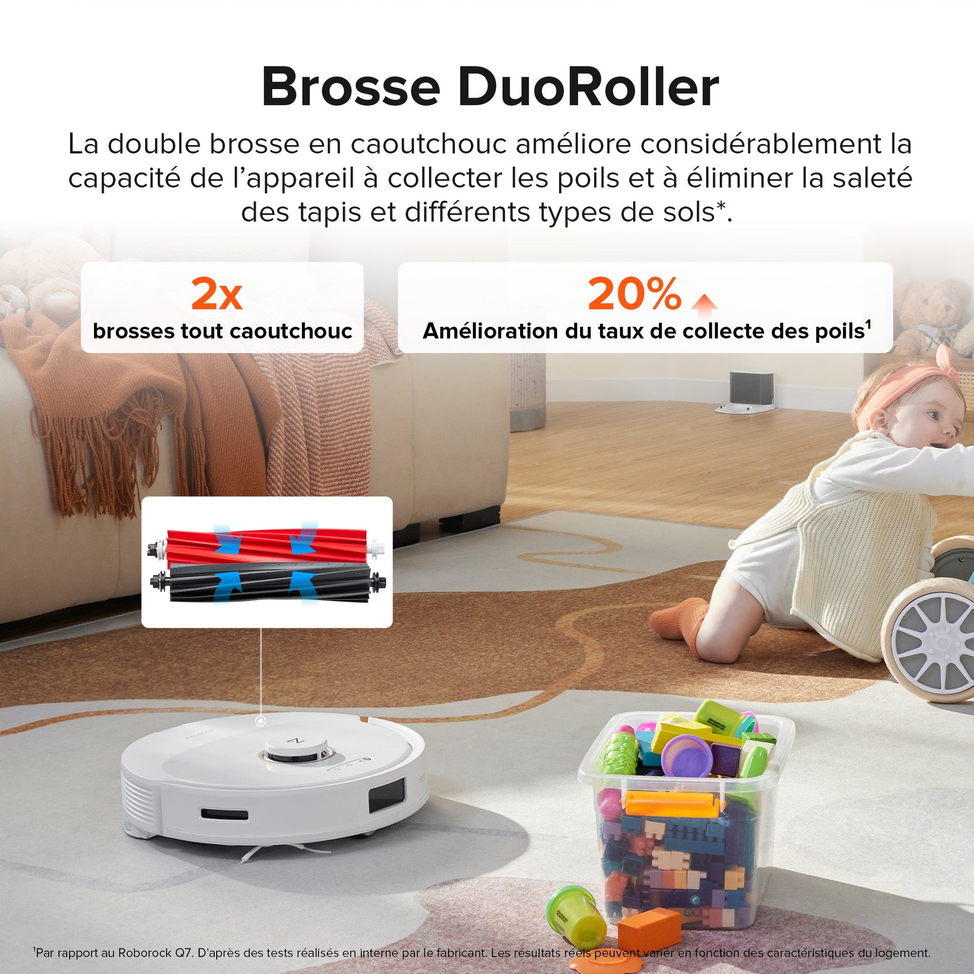 Roborock Q8 Max robot aspirateur