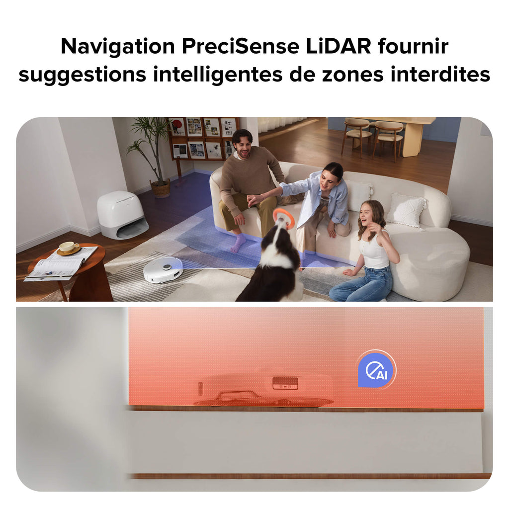 Roborock Qrevo Curv robot aspirateur laveur avec station multifonction 3.0