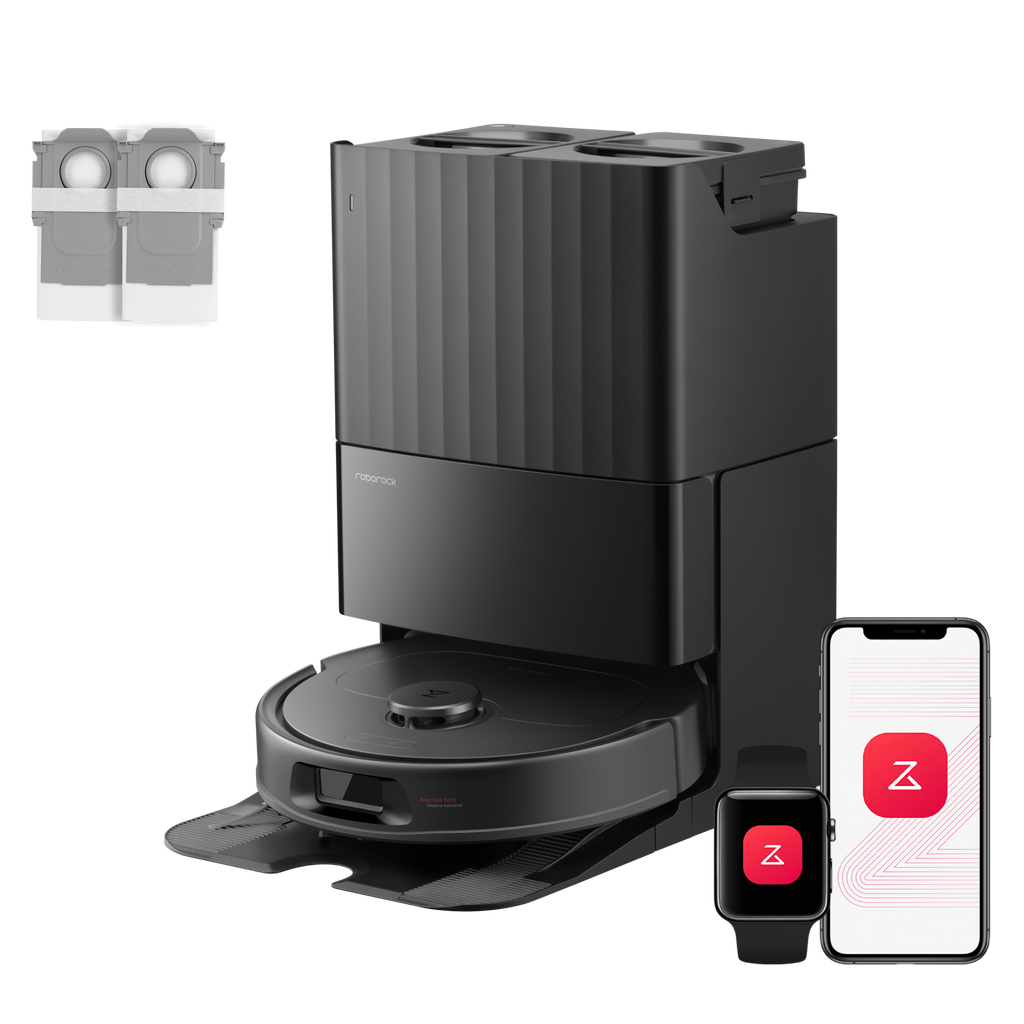 Roborock QV 35A Set ( Qrevo S amélioré ) robot aspirateur laveur avec station d’accueil multifonctionnelle