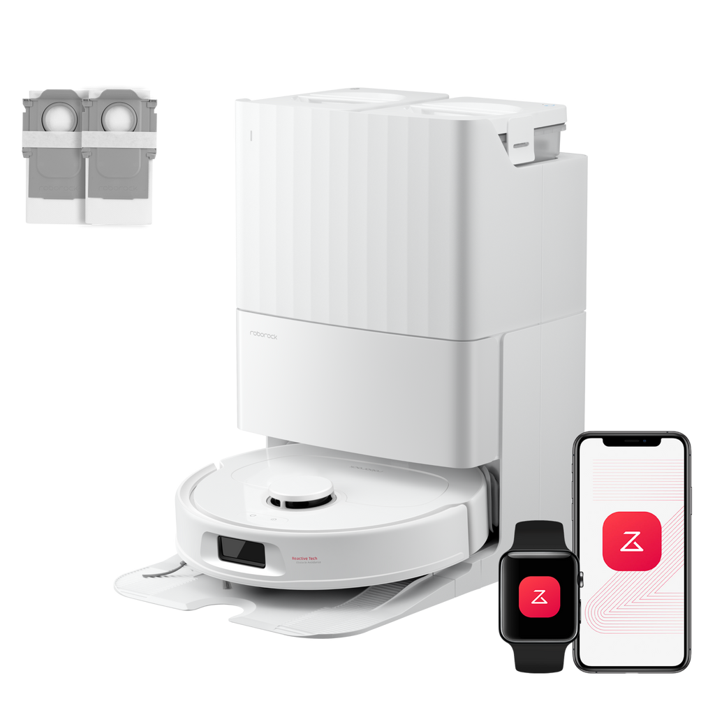 Roborock QV 35A Set ( Qrevo S amélioré ) robot aspirateur laveur avec station d’accueil multifonctionnelle