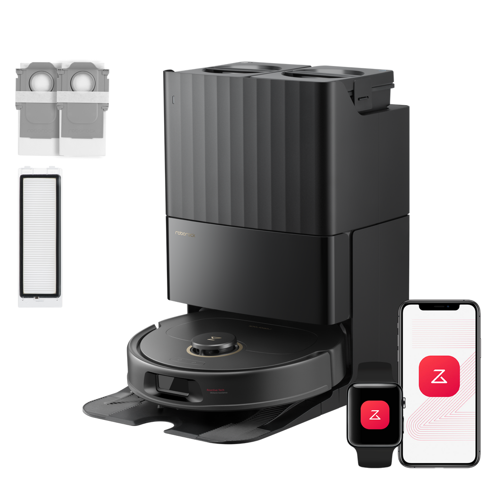 Roborock QV 35S Set robot aspirateur laveur avec station d’accueil multifonctionnelle