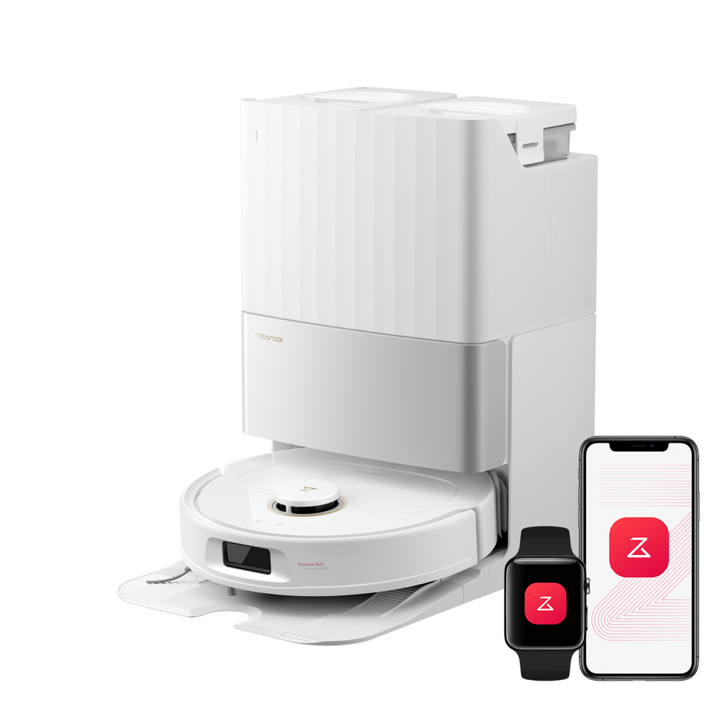 Roborock Qrevo S5V ( Qrevo Pro amélioré ) robot aspirateur laveur avec station d’accueil multifonctionnelle