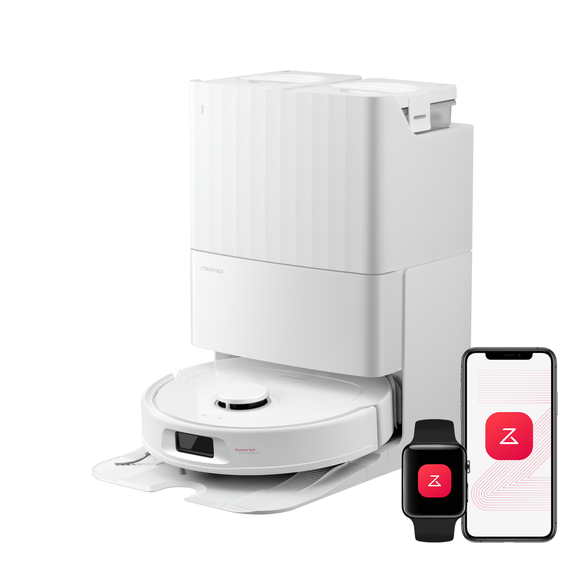 Roborock QV 35A ( Qrevo S amélioré ) robot aspirateur laveur avec station d’accueil multifonctionnelle