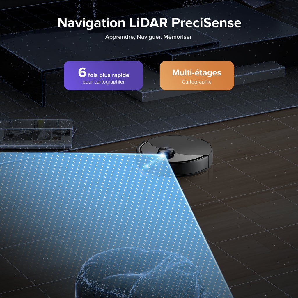 Roborock Q10 S5+ robot aspirateur laveur de VibraRise 2.0 avec avec station de vidage automatique