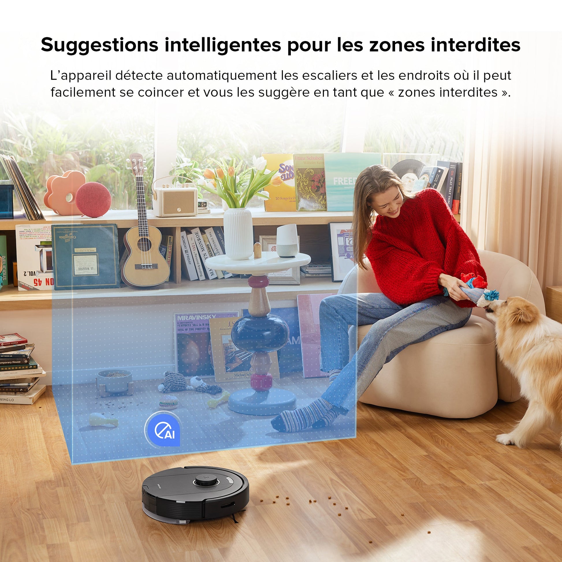 Roborock Q5 Pro+ robot aspirateur avec station de vidage automatique