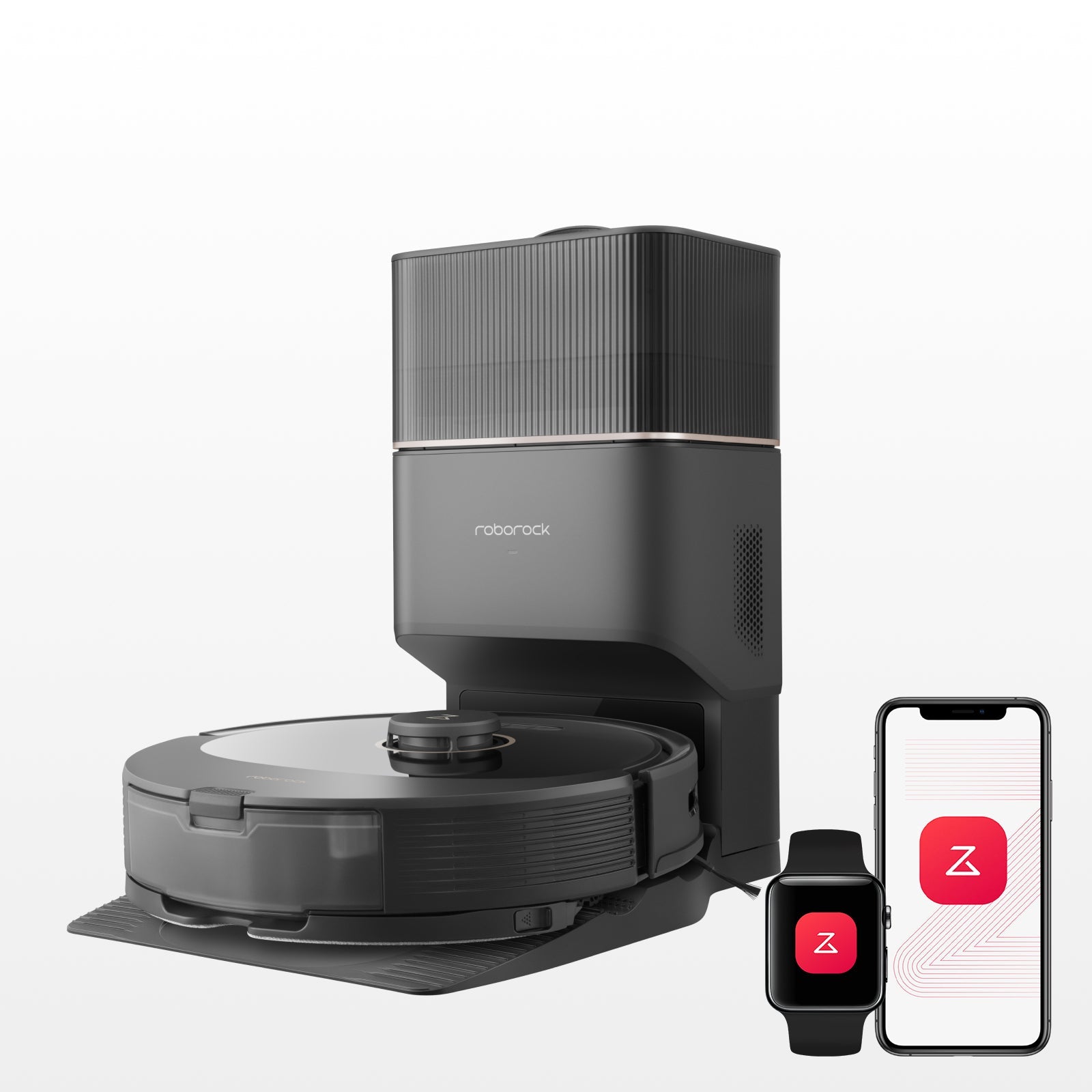 Roborock Q8 Max+ robot aspirateur avec station de vidage automatique