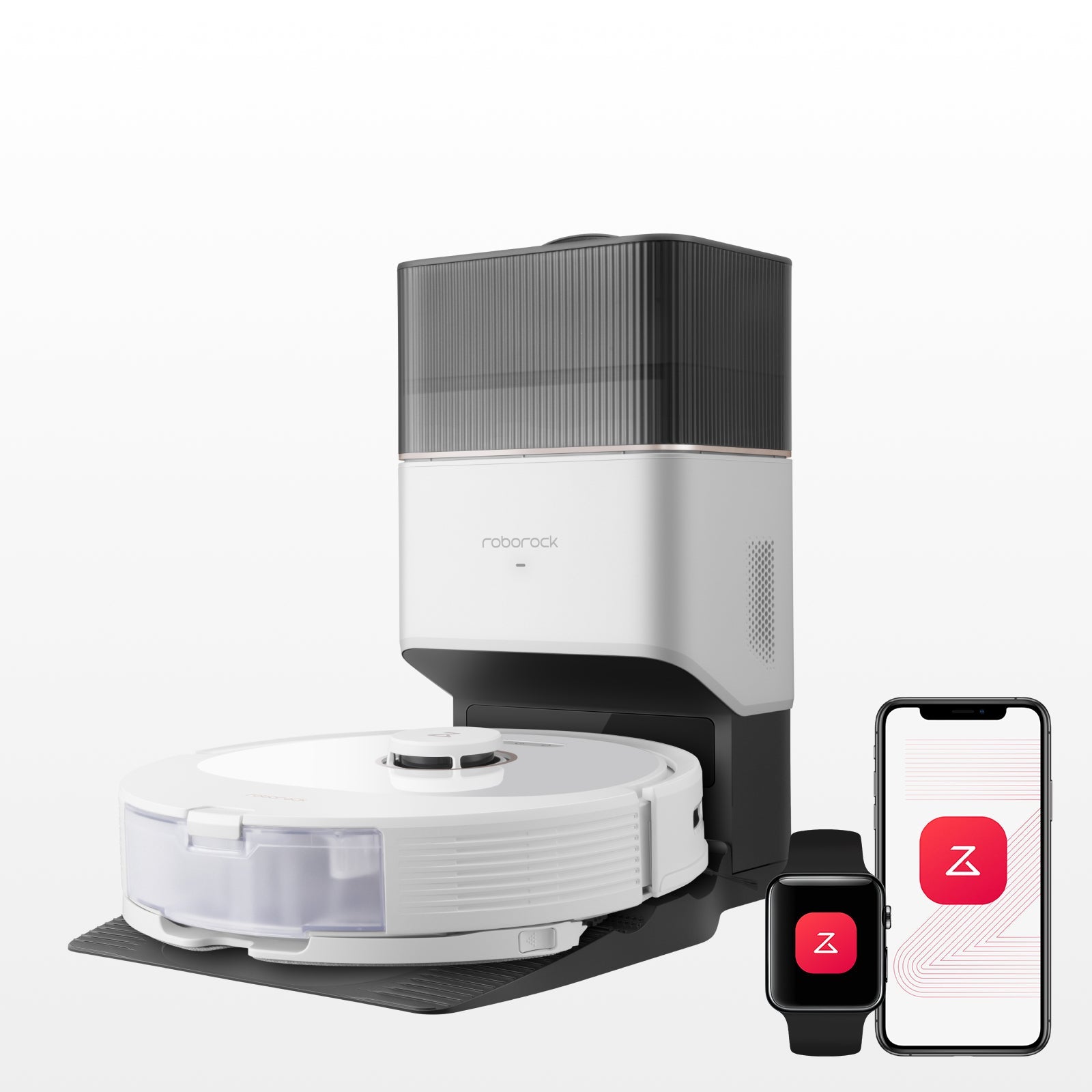 Roborock Q8 Max+ robot aspirateur avec station de vidage automatique