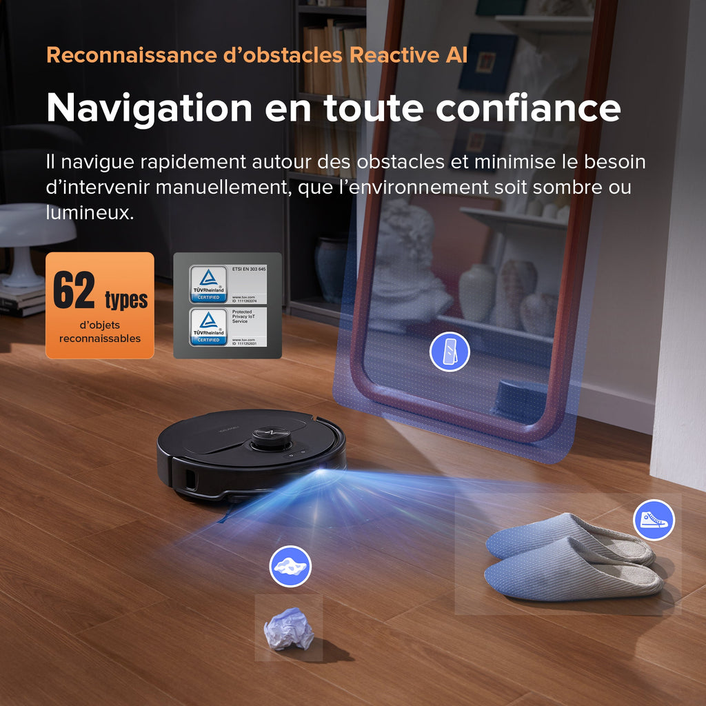 Roborock Qrevo Master robot aspirateur laveur avec station multifonction 3.0