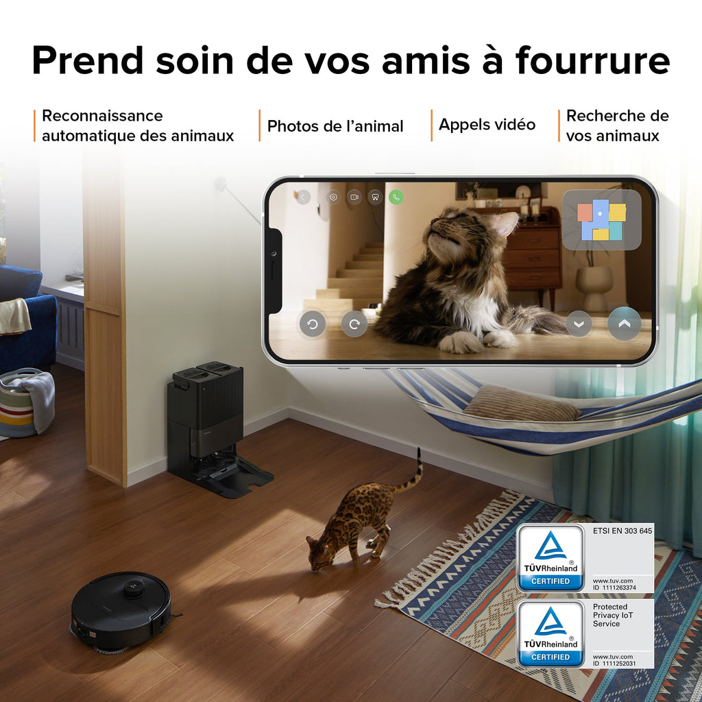 Roborock Qrevo Master robot aspirateur laveur avec station multifonction 3.0