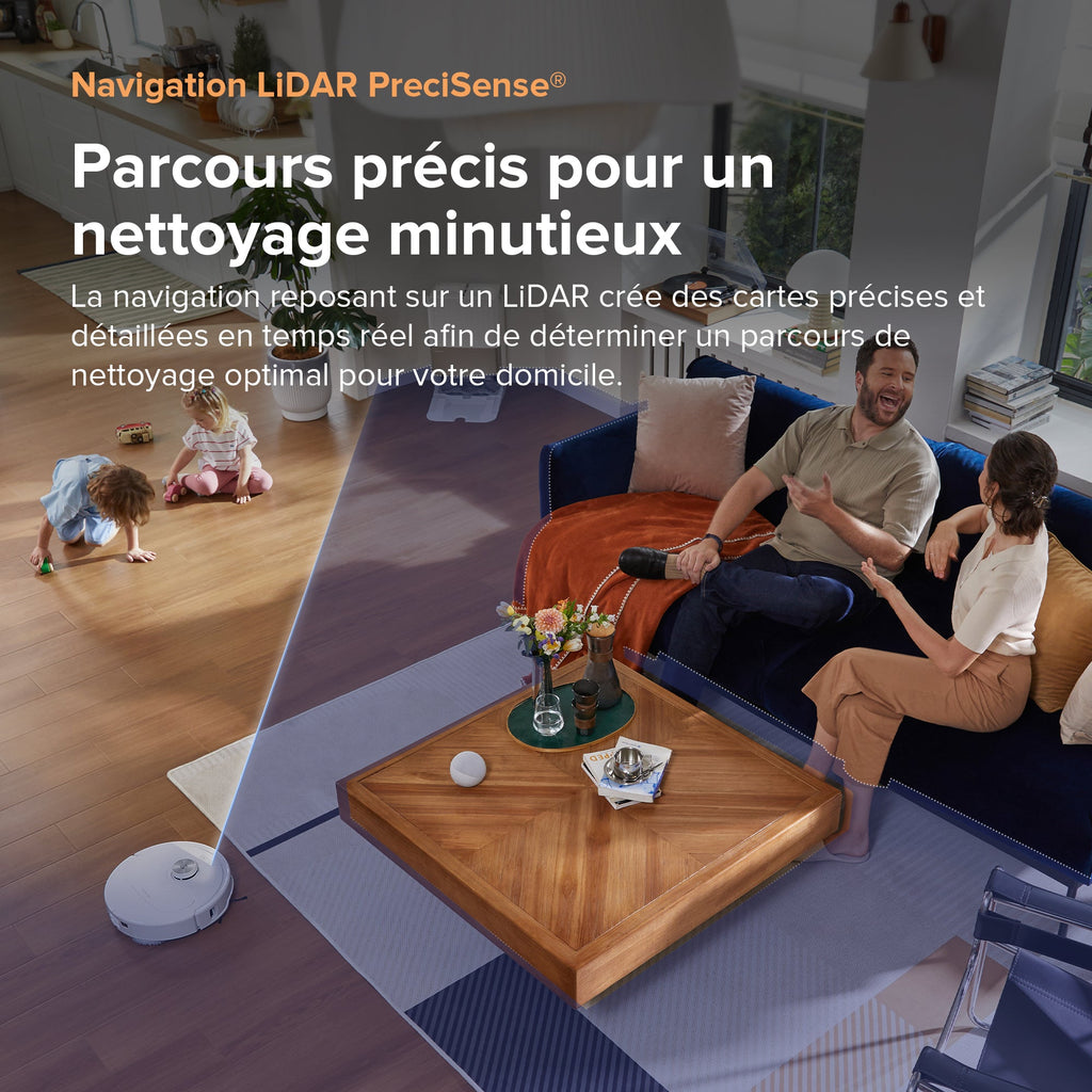 Roborock Qrevo Master robot aspirateur laveur avec station multifonction 3.0