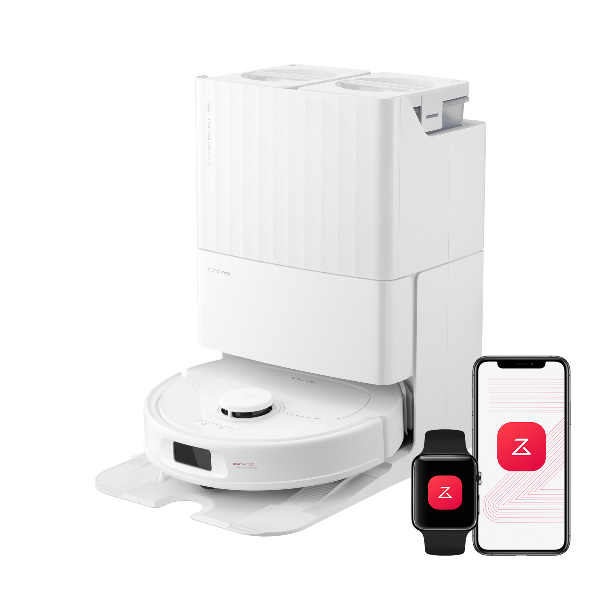 Roborock Qrevo S robot aspirateur laveur Set avec station multifonction