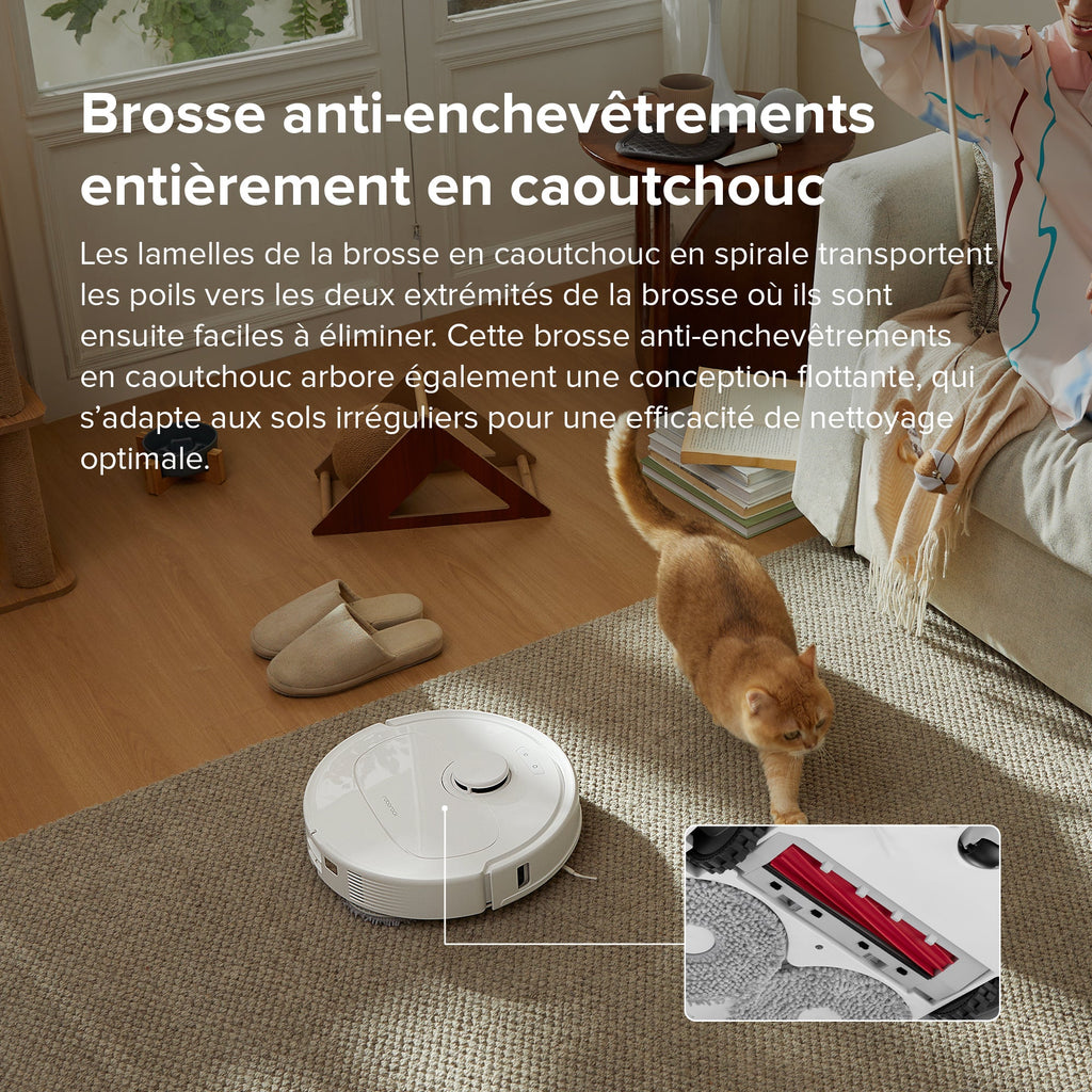 Roborock Qrevo S robot aspirateur laveur avec station multifonction