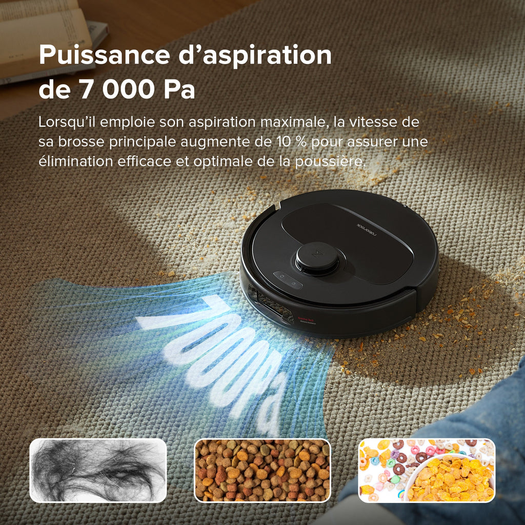 Roborock Qrevo S robot aspirateur laveur Set avec station multifonction
