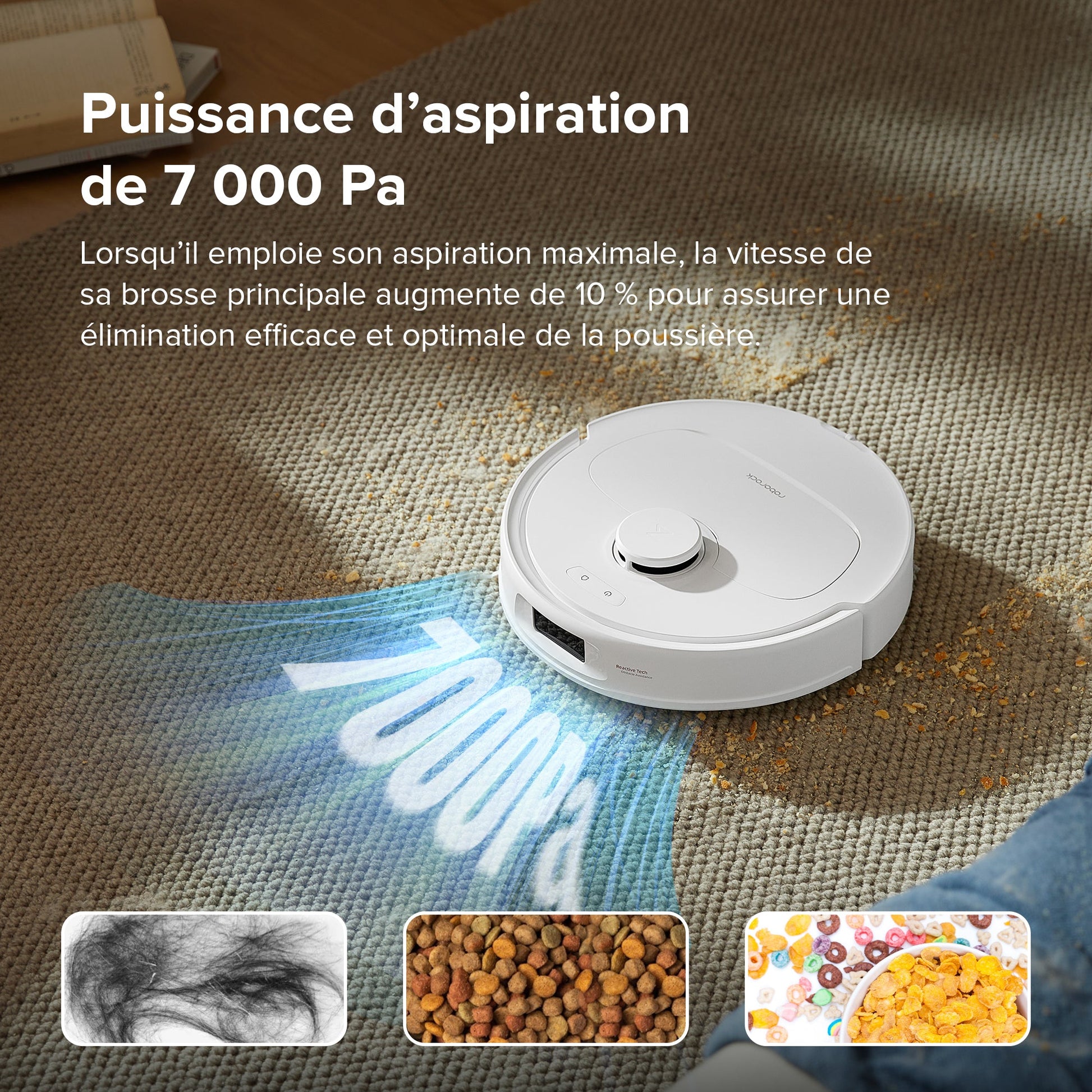 Roborock Qrevo S robot aspirateur laveur Set avec station multifonction