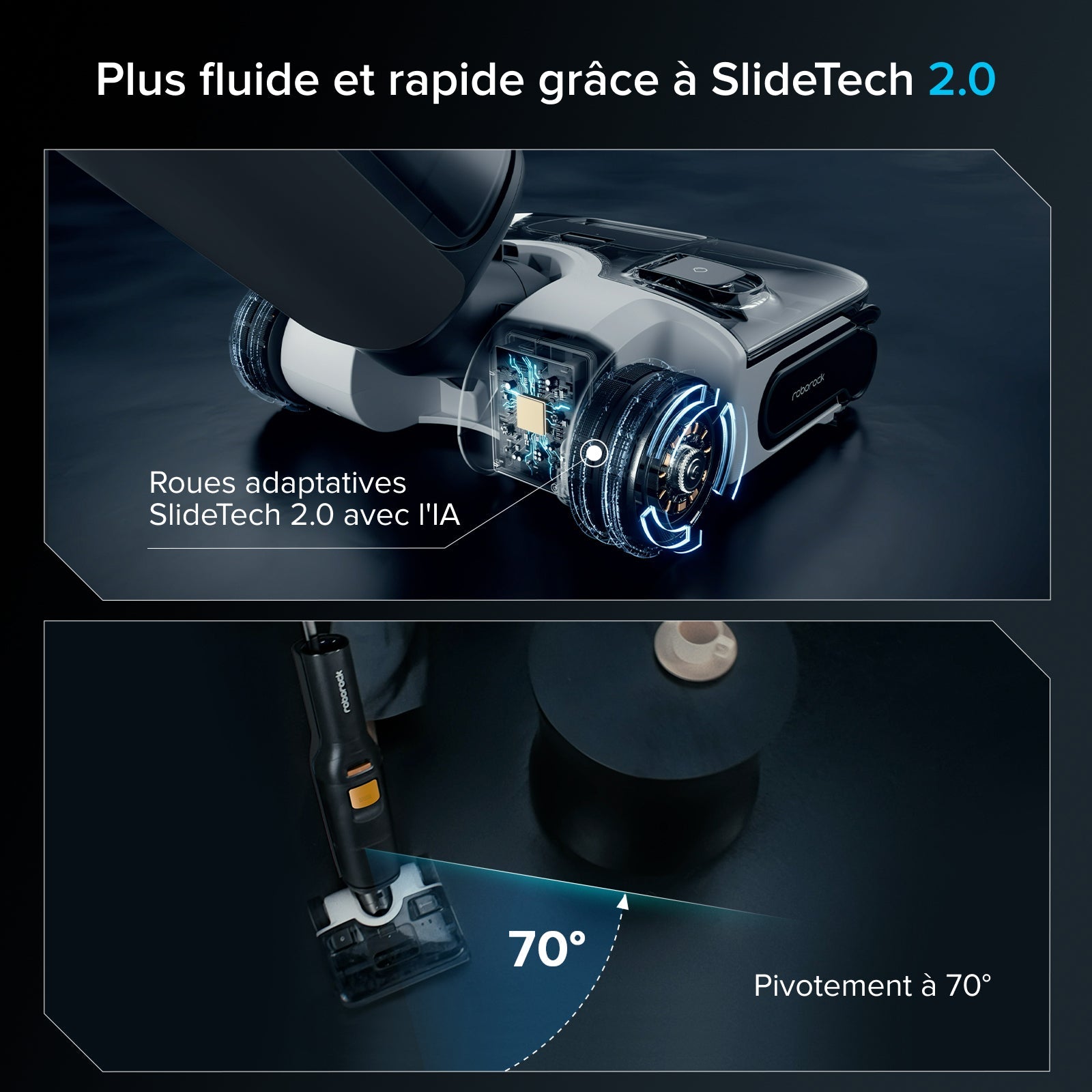 Roborock F25 XT ( Nouvelle version du F25 ACE ) & F25 ALT aspirateur laveur sans fil sec et humide